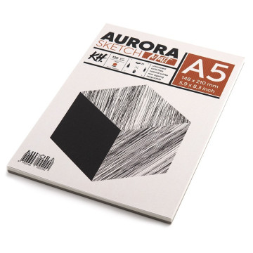 Blok do szkicu AURORA Sketch Matt 120g/m2 A5 klejony - 529001500 - foto.2