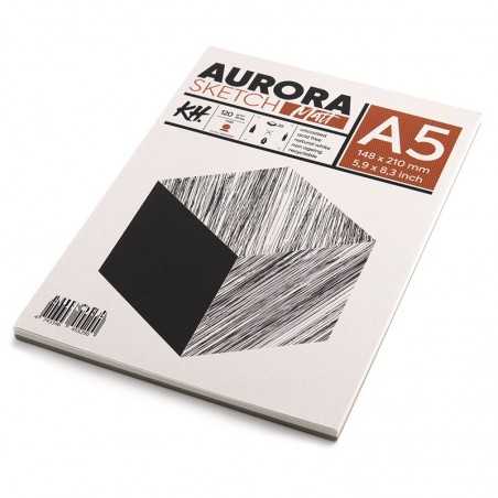 Blok do szkicu AURORA Sketch Matt 120g/m2 A5 klejony - 529001500 - foto.2