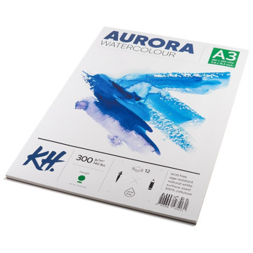 Blok do akwareli AURORA Rough 300g/m2 A3 klejony - 375001300 - foto.2