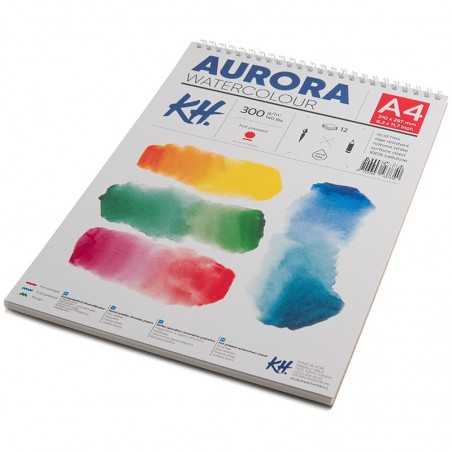 Blok do akwareli AURORA Hot Pressed 300g/m2 A4 na spirali - 377003400 - foto.2