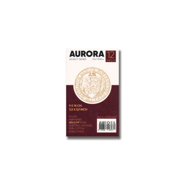 Blok do akwareli Aurora "Królewska Pieczęć" Rough 100% bawełny 300g/m2 9x15cm 12 ark. - 475004927 - foto.1
