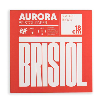 Blok do akwareli AURORA Bristol 300g/m2 18x18cm - 559004198 - foto.1
