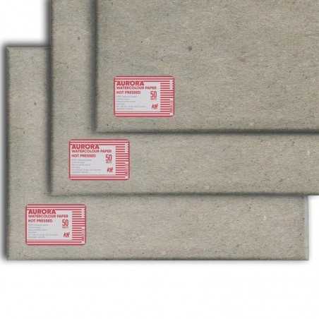 Papier w arkuszach AURORA Hot pressed 300g/m2 54x78cm - 377000478 - foto.1