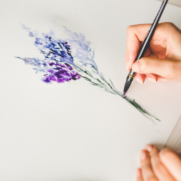 Papier w arkuszach AURORA 100% bawełny 300g/m2 56x76cm - 475005676 - foto.3