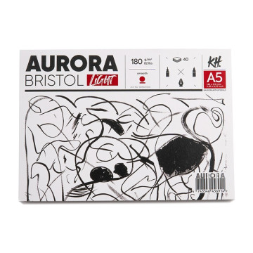 Blok AURORA Bristol Light 180g/m2 A5 klejony - 569001500 - foto.1