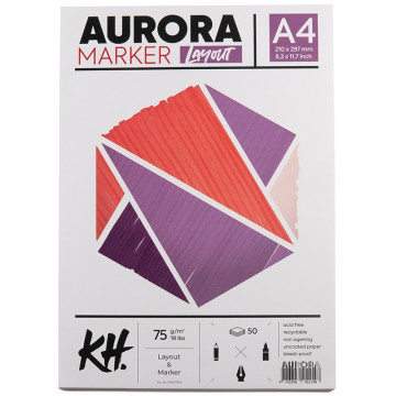 Blok do markerów AURORA Marker & Layout 75g/m2 A4 - 591001400 - foto.1