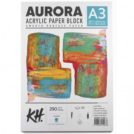 Blok do farb akrylowych AURORA 290g/m2 A3 - 592004300 - foto.1