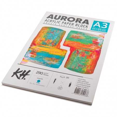 Blok do farb akrylowych AURORA 290g/m2 A3 - 592004300 - foto.2