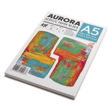 Blok do farb akrylowych AURORA 290g/m2 A5 - 592004500 - foto.2