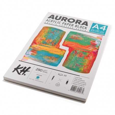 Blok do farb akrylowych AURORA 290g/m2 A4 - 592004400 - foto.2