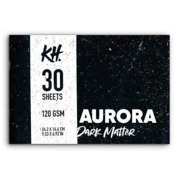 Szkicownik AURORA Dark Matter 120g/m2 16,6x24,4cm - 314005256 - foto.1