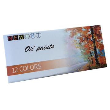 Zestaw farb olejnych NewArt 12 kolorów 12ml - 991112 - foto.1
