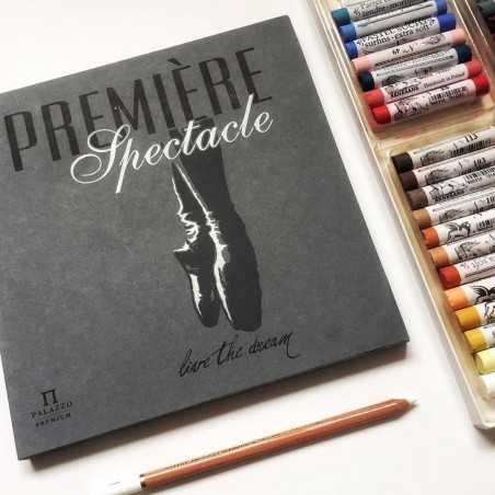 Blok do szkicu 210x210 PALAZZO "Arabeska" offset szaroniebieski - PL-8871 - foto.3