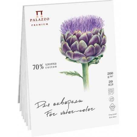 Blok do akwareli PALAZZO "Kwitnący karczoch" Bawełna 70% 200g/m2 A5 - PL-5774 - foto.1