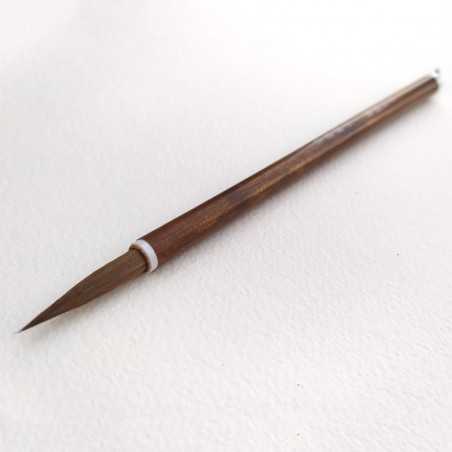 Pędzel do kaligrafii chińskiej naturalny brązowe włosie - 139000 - foto.3